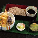 エビと野菜の天ぷらセット