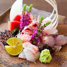 お造り7種盛り　7 kinds of Assorted Sashimi