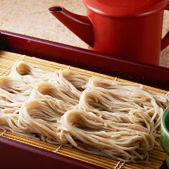 ふのりのみをつなぎに使用 自家製十割へぎそば