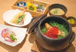 【佐渡　鮭といくらの土鍋ご飯会食】料理のみ1980円
