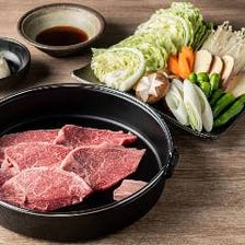 【要予約】京都ならではのお肉料理を贅沢に『ヘレ堪能オイル焼きコース』全7品