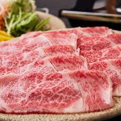 職人が目利きした特選黒毛和牛を、しゃぶしゃぶで