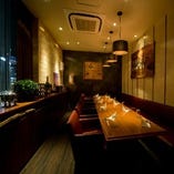 ～30名様迄の多様な個室席。自慢の空間で素敵なディナータイムを