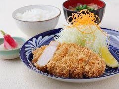もち豚ロースかつ定食