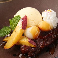 食後の甘味も大人気♪京和風に仕立てたデザートをどうぞ