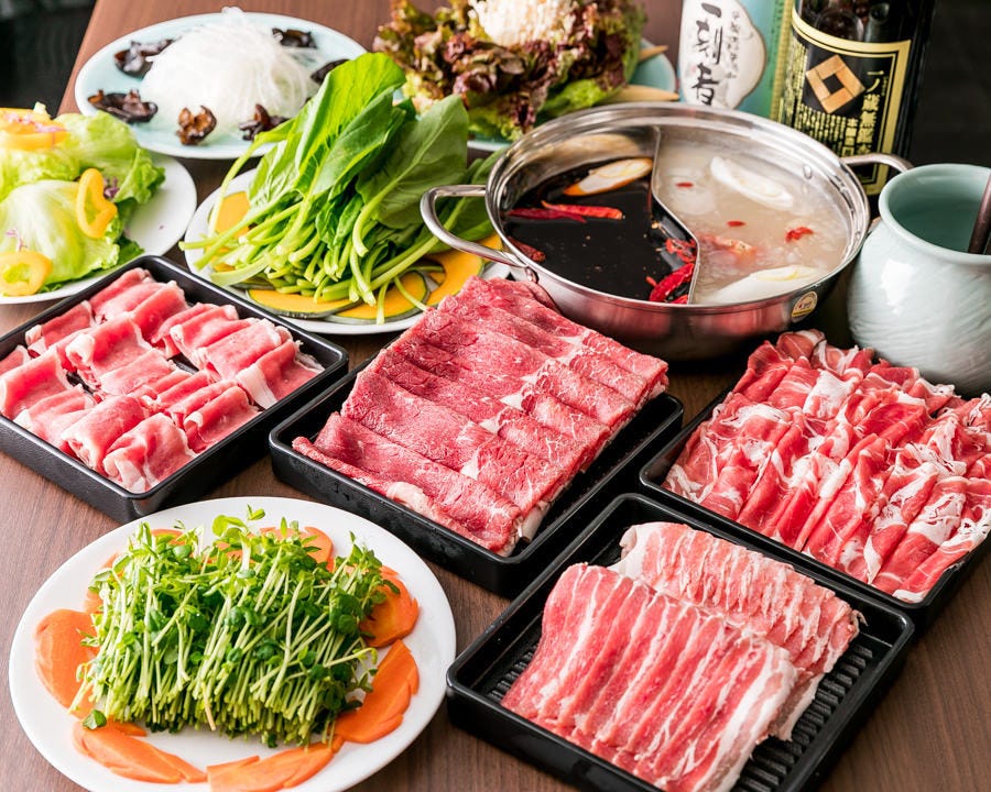 なごみやしゃぶしゃぶ食べ放題 ランチ 1500円 90分制 ソフトドリンクバー付 の詳細 創作和食 個室居酒屋 なごみや 浅草 浅草 居酒屋 ぐるなび