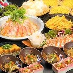 組数限定!3ｈ飲放+料理11品+個室【のんびりコース】三元豚の醤油鍋や鮭と新鮮野菜のサラダなど♪