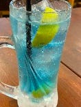 青い生レモンサワー