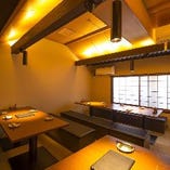 レトロな町家風のテーブル個室