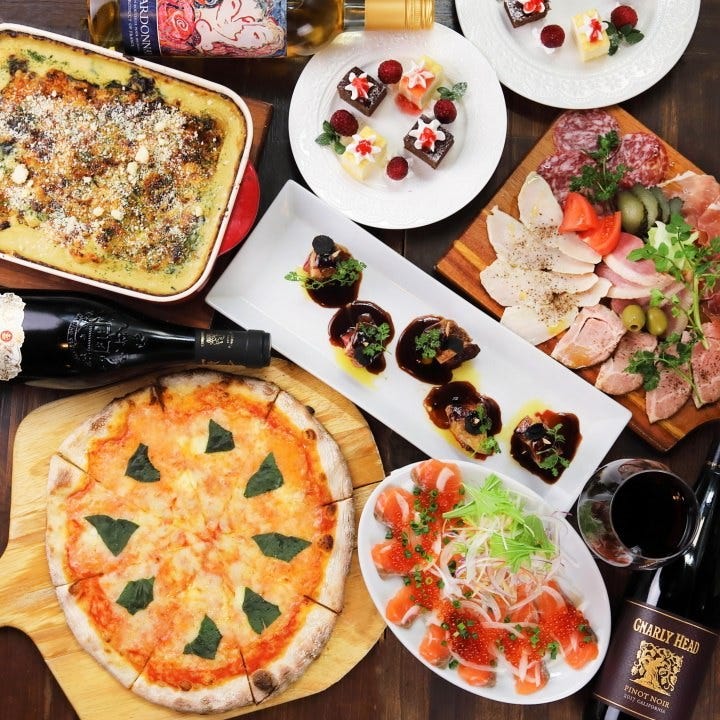 2ｈ飲み放題付 0510を楽しむならこれ 定番イタリアン料理のスタンダード宴会コース ８品 5 000円 税込 の詳細 土浦 カジュアルイタリアンバル 0510 土浦 居酒屋 ぐるなび