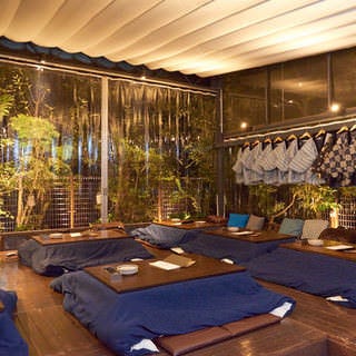 SUNDAY’S BAKE RIVER GARDEN_一風変わったテラス×コタツ席☆