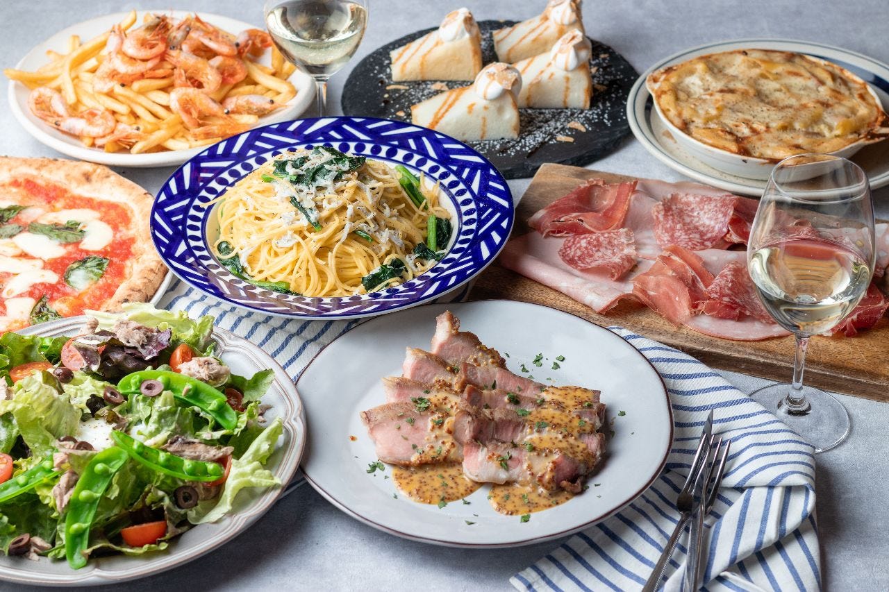 SUNDAY'S BAKE RIVER GARDEN コース：【春のスタンダードプラン】120分