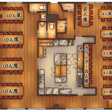 飲み食い横丁 なべすけ_店内のレイアウト