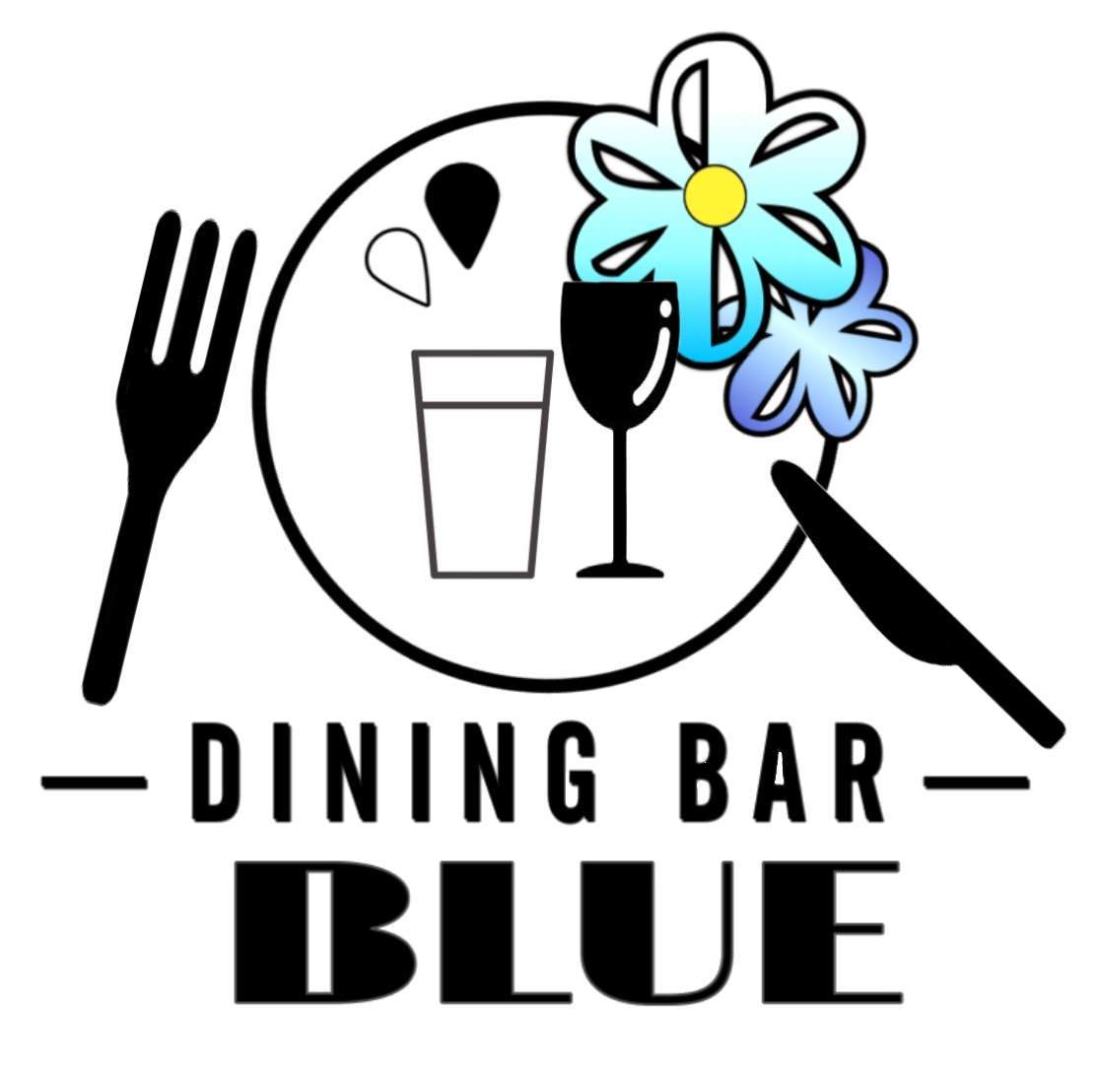 DINING BAR BLUE image