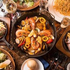 スペイン料理を軸に欧州料理を堪能
