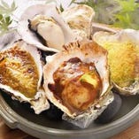 酔心の殻付きカキは、地元広島産牡蠣を毎日直送。