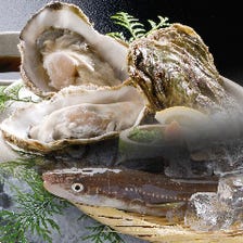 広島県産 殻付き牡蠣、国産天然穴子