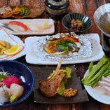 【お料理のみ・飲み物別】全て個人盛!真鯛しゃぶしゃぶやラムスペアリブ炭焼など♪春蘭の宴