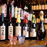【日本酒】
全国各地より厳選した常時150種類の価値ある品揃え