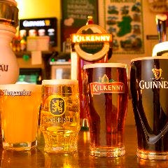 ギネスやキルケニーをはじめとする生ビールは6タップご用意