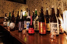 日本酒のメニューも豊富