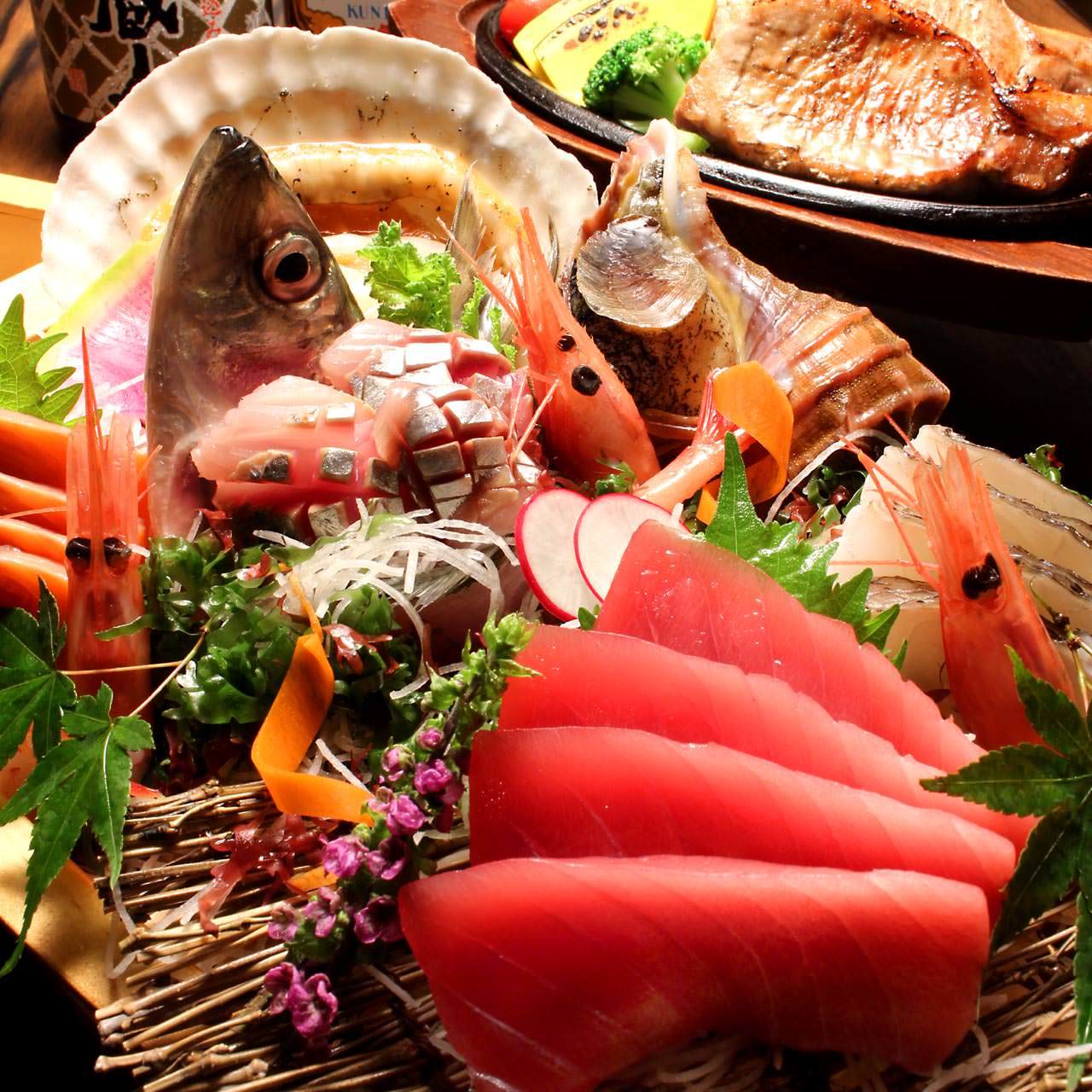 旬魚の姿造りなど刺身5点盛りと牛すき鍋コース 7品 150分飲放付3980円 2980円の詳細 全席個室 海鮮と串焼 珀や ひゃくや 札幌駅北口店 札幌駅 居酒屋 ぐるなび 旬魚の姿造りなど刺身5点盛りと牛すき鍋コース 7品 150分飲放付3980円 2980円の詳細 全席個室 海鮮と串焼 珀や ひゃくや 札幌駅北口店 札幌駅 居酒屋 ぐるなび