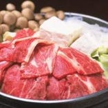 熊本県産馬肉の桜鍋