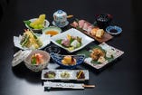 会席料理1人前5000円2人前よりご予約承ります。