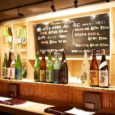 ◆全国各地の日本酒が勢揃い