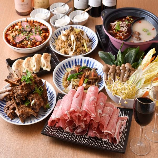 ジンギスカンとしゃぶしゃぶ両方を満喫できるコース バージョン2 0 ポイント使えます の詳細 ラム料理 羊肉専門店 辰 池袋南口店 池袋 焼肉 ぐるなび