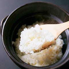 日本酒のワンダーランド 季節料理 九NINE_銀しゃり（ある日の日替りのごはんもの）
