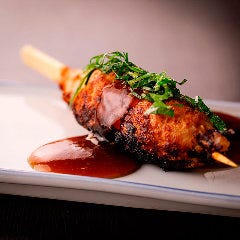 日本酒のワンダーランド 季節料理 九NINE_まぐろつくね串