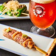 日本酒のワンダーランド 季節料理 九NINE_夏のビールと串焼と相性ぴったり