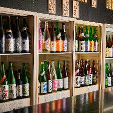 味わい毎に適温冷蔵する日本酒専門店
