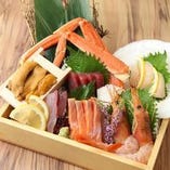 食材にもこだわっております！新鮮な海鮮と日本酒は相性抜群です