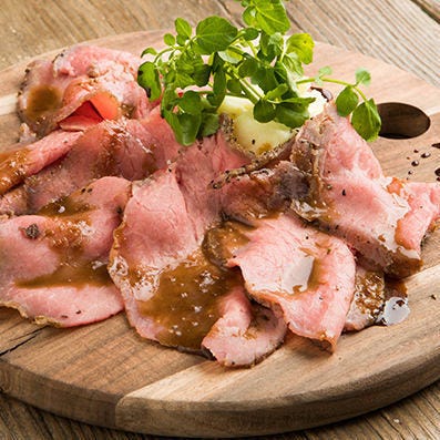 The Brooklyn Cafe 金山店 自慢の食材 自家製ローストビーフ ぐるなび