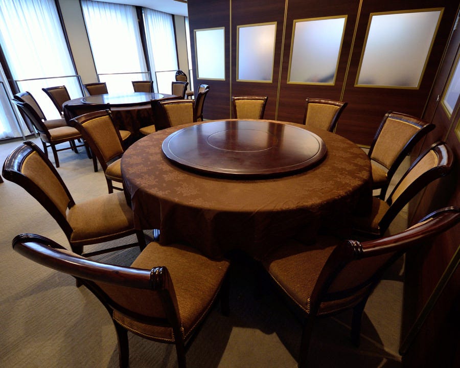 中華料理 琨泰の円卓