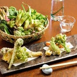 山菜の天ぷら（1人前）1,680円～