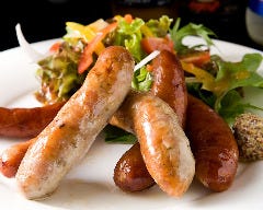 【3種のソーセージ盛り合わせ】