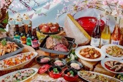 桜グランピングブッフェが6/4まで開催中♪