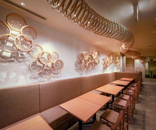 ひつまぶし名古屋備長 マロニエゲート銀座1店のソファーテーブル席