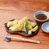 穴子天ぷら盛り合せ