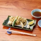 舞茸天ぷら盛り合わせ