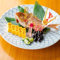 お子様の成長を祝う、お食い初め膳
