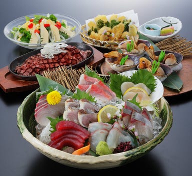 新鮮魚介と旬野菜和食 権之介 梅田 コースの画像