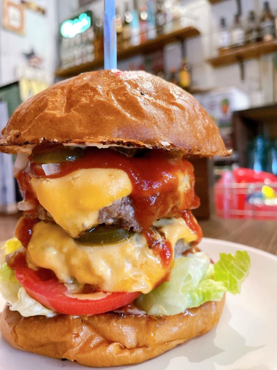 RAINBOW （レインボー） メニュー：ハンバーガー - 楽天ぐるなび