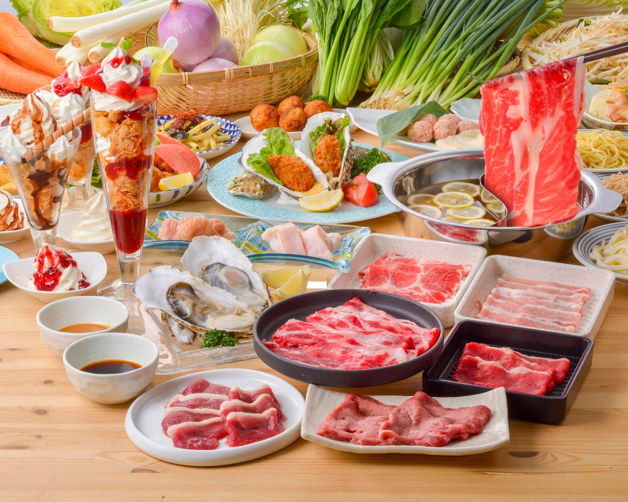 しゃぶしゃぶ食べ放題 かもぎゅうとん あおば通 しゃぶしゃぶ Goo地図