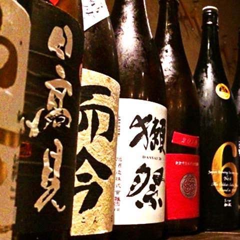 厳選した日本酒をご用意！