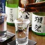 全国から厳選した日本酒をご用意！※地域により品揃えが異なります