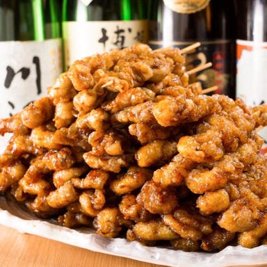 個室完備 九州名物 もつ鍋×鉄鍋餃子 黒船 博多本店_とり皮串